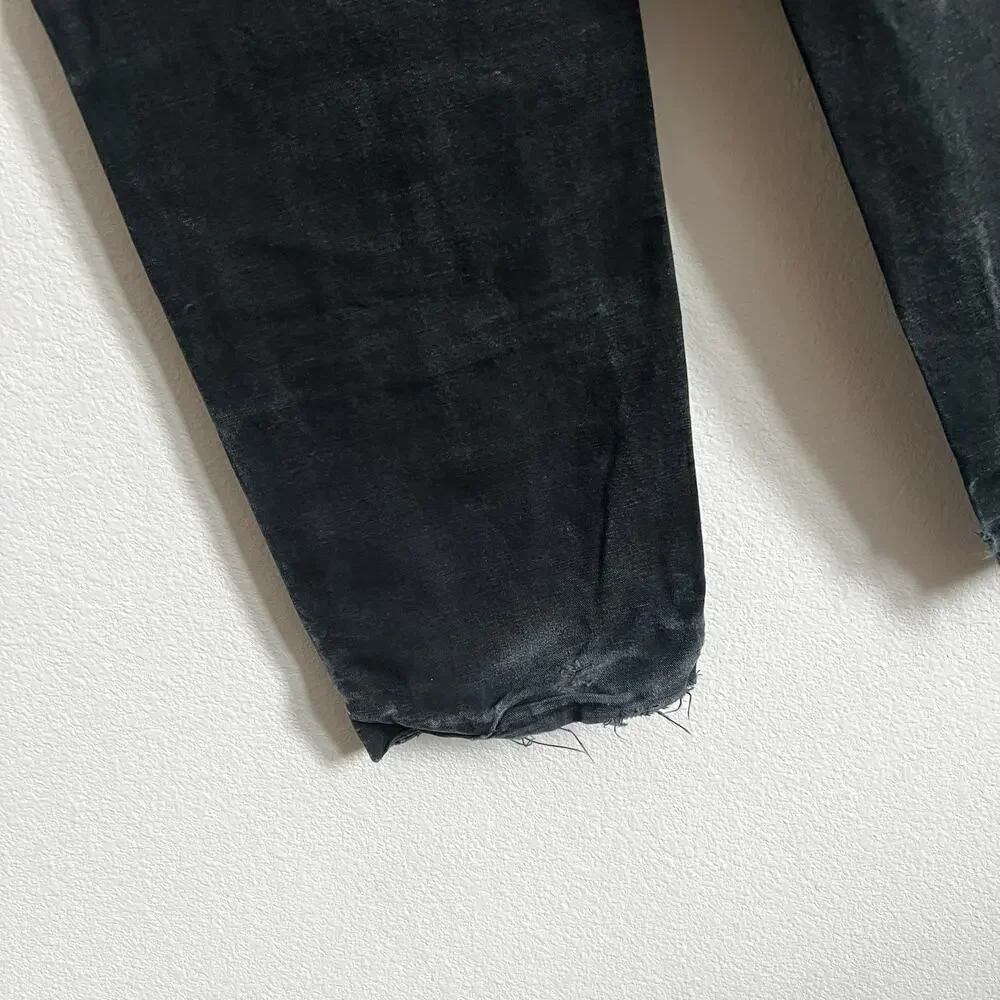 Carhartt faded black double knee work wear carpenter pants - Picture 12 of 13
